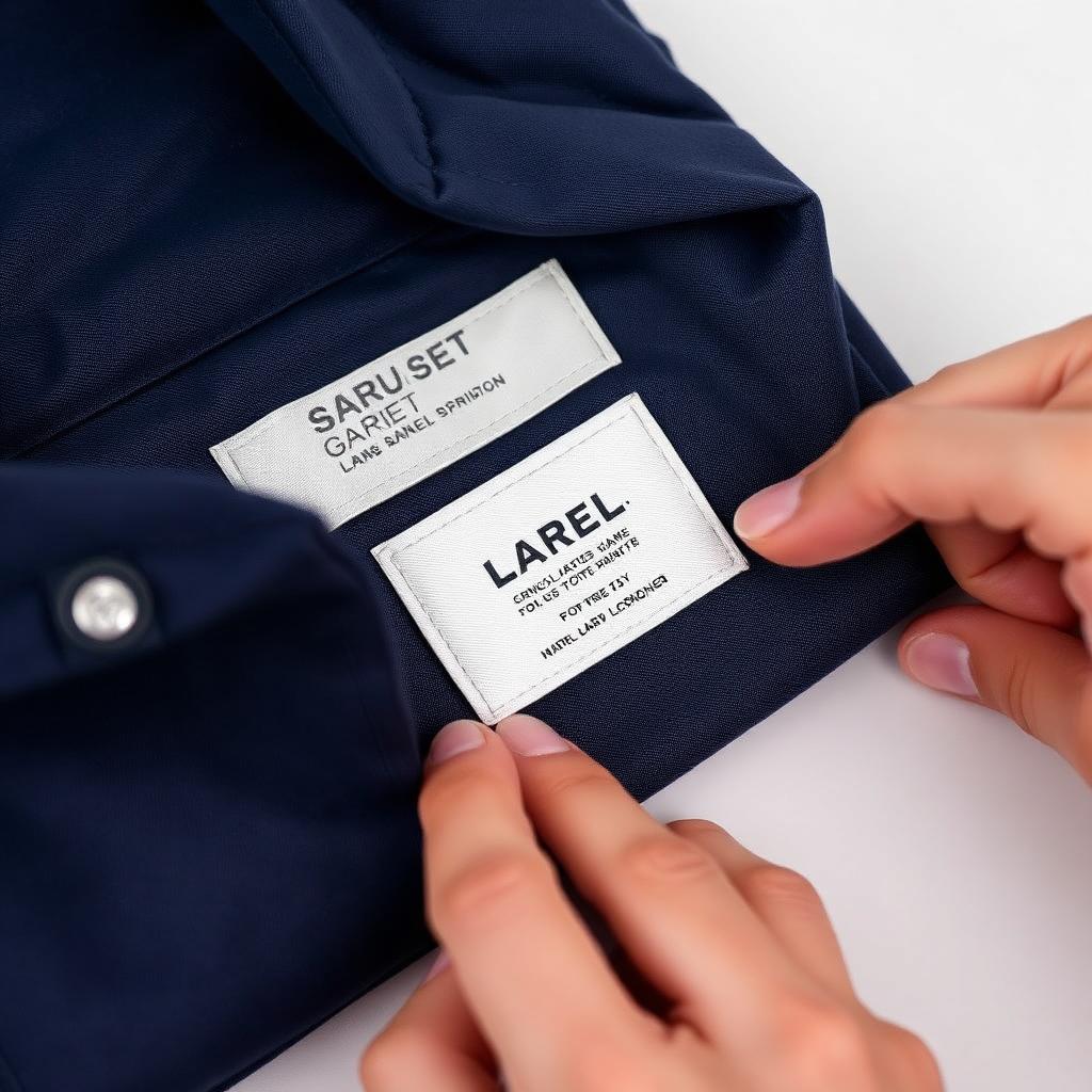 Label and care tag verification